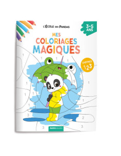 L'école des pandas - mes coloriages magiques - les chiffres