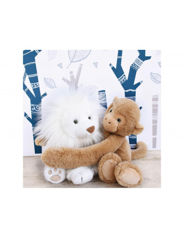 Lion des neiges 28cm