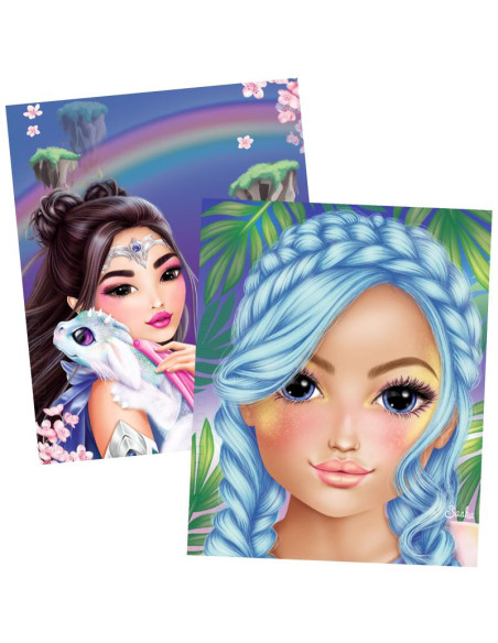 Topmodel livre de coloriage stick & shine