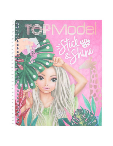 Topmodel livre de coloriage stick & shine