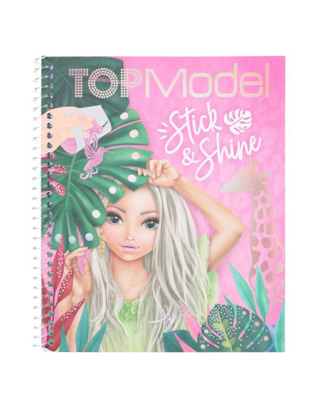 Topmodel livre de coloriage stick & shine