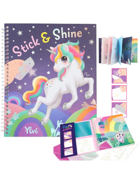 Ylvi Livre de coloriage Stick & Shine