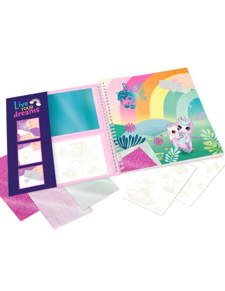 Ylvi Livre de coloriage Stick & Shine