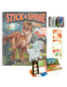 Dino World Livre de coloriage Stick & Shine