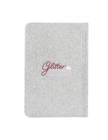 Topmodel carnet de notes avec crayon glitter queen