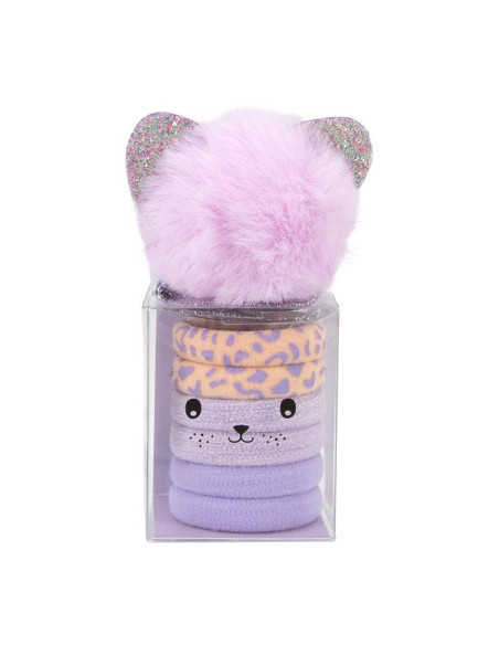 Princess Mimi Set d'élastiques à cheveux chat