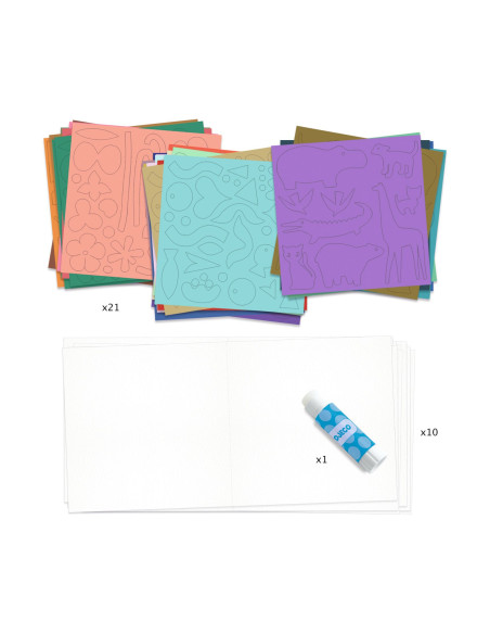 Coffrets - les petits papiers - djeco