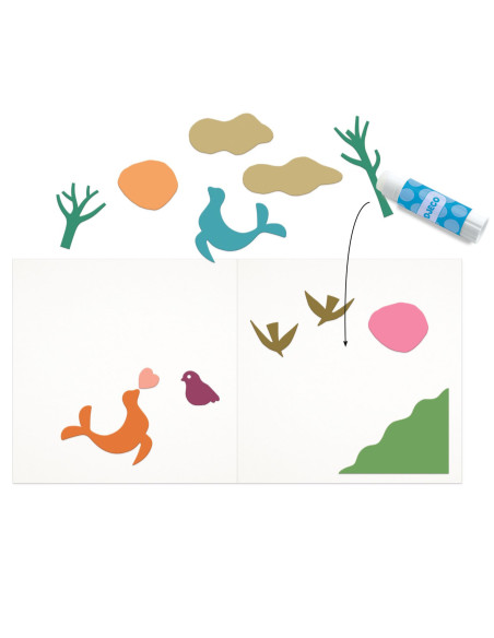 Coffrets - les petits papiers - djeco
