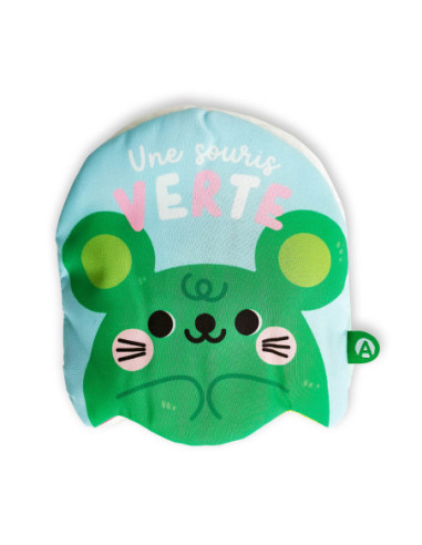 Comptines tissu accordéon - une souris verte