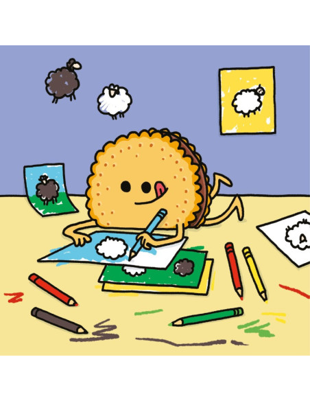 Les bidules chouettes - Antoine le biscuit aime dessiner