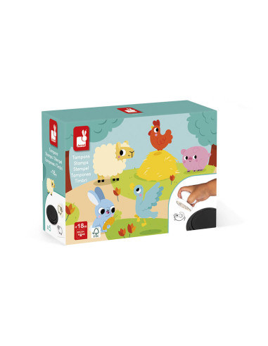 Coffret 5 Tampons Farm Stampinoo - Janod