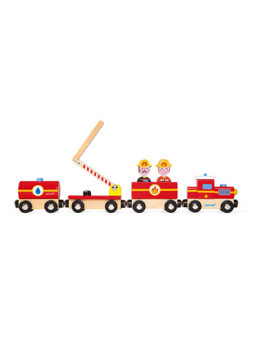 Train Pompiers Story - Janod