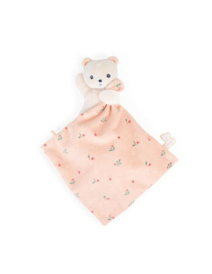 Doudou ours carré douceur feuilles d'amour - kaloo 2