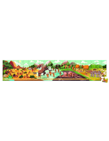 Puzzle frise préhistoire - 100 pcs - Janod