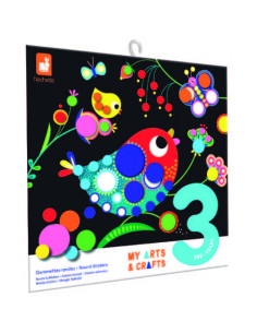 3 ans - gommettes rondes - Janod