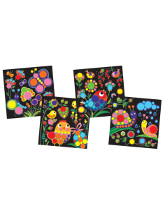 3 ans - gommettes rondes - Janod 2