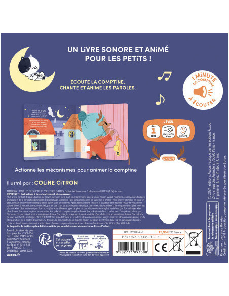 Ma comptine animée - au clair de la lune