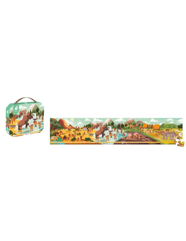 Puzzle frise préhistoire - 100 pcs - Janod