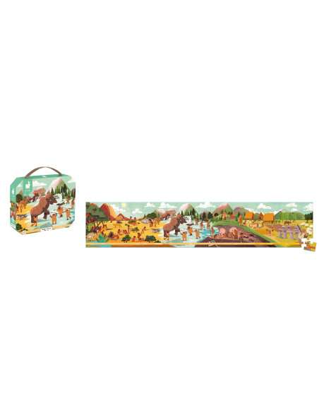 Puzzle frise préhistoire - 100 pcs - Janod