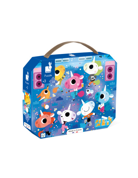 Puzzle concert rock licornes - 24 pcs - Janod