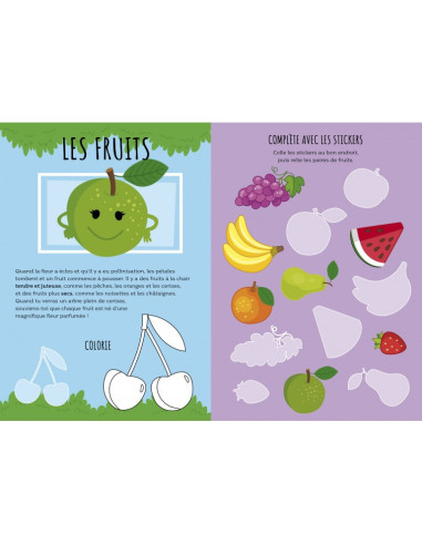 La nature - Stickers et activités - Sassi
