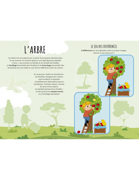 La nature - Stickers et activités - Sassi