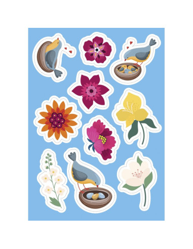 La nature - Stickers et activités - Sassi