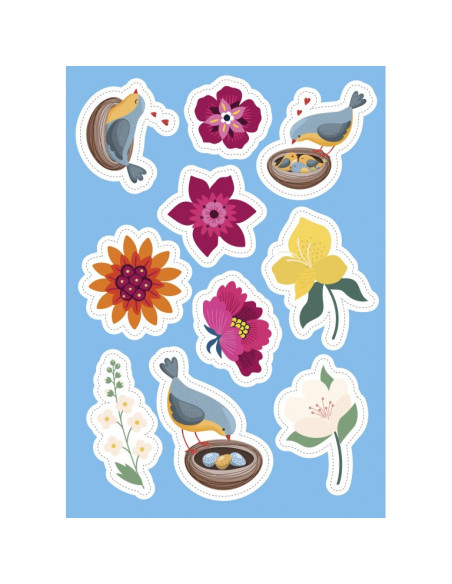 La nature - Stickers et activités - Sassi