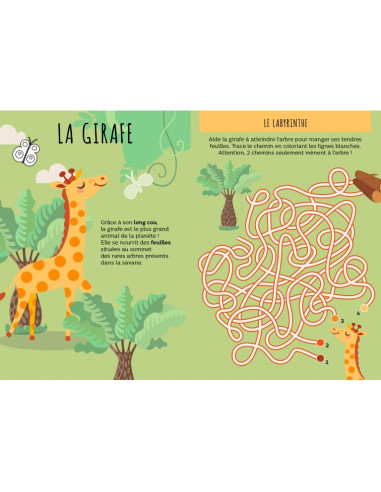La savane - Stickers et activités - Sassi