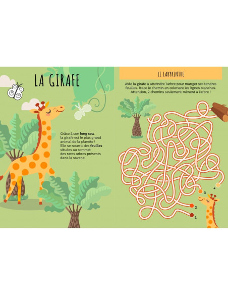 La savane - Stickers et activités - Sassi