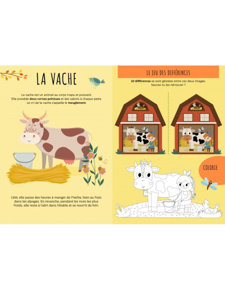 La ferme - Stickers et activités - Sassi