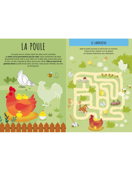 La ferme - Stickers et activités - Sassi