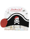 Bandeau chapeau de pirate avec cache-oeil
