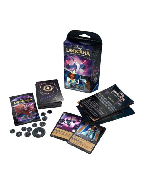 Disney Lorcana Starter L''ascension des Floodborn - Deck de démarrage améthyste & acier - Ravensburger