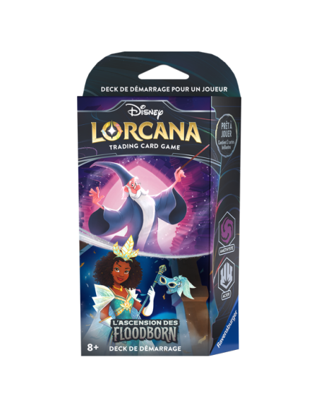Disney Lorcana Starter L''ascension des Floodborn - Deck de démarrage améthyste & acier - Ravensburger