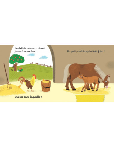 ON SE CACHE AVEC BEBES ANIMAUX	