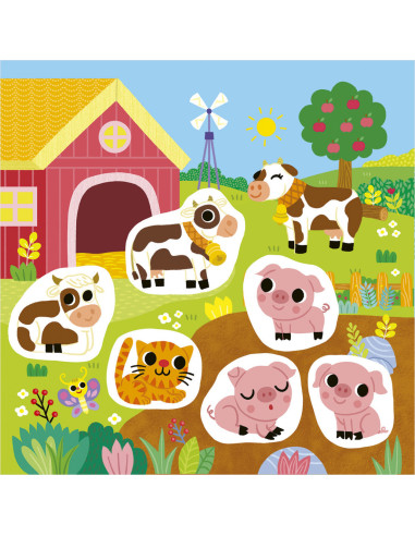Stickers epais - a la ferme