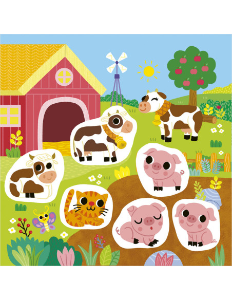 Stickers epais - a la ferme