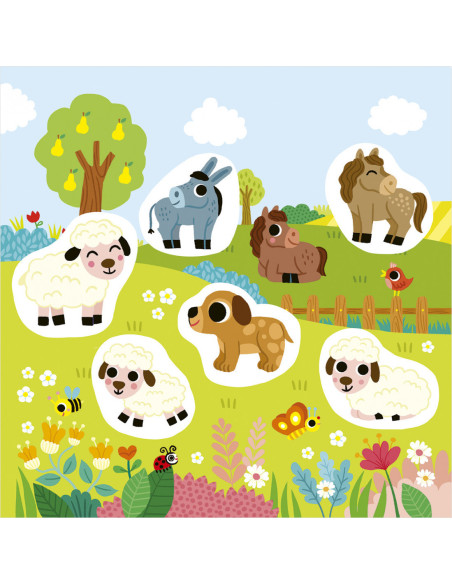 Stickers epais - a la ferme