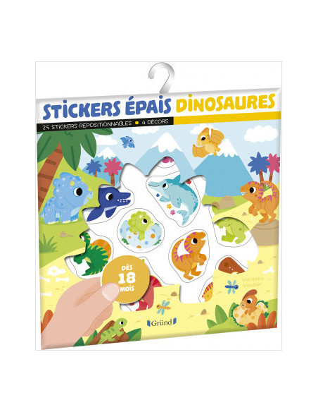 Stickers epais - dinosaures