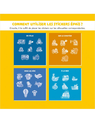 Stickers epais - vehicules