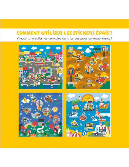 Stickers epais - vehicules