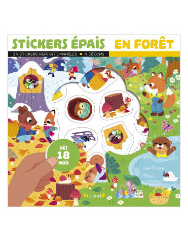 Stickers epais - en foret