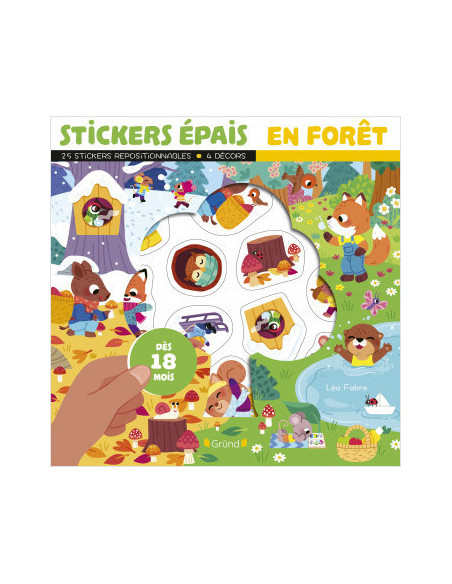 Stickers epais - en foret