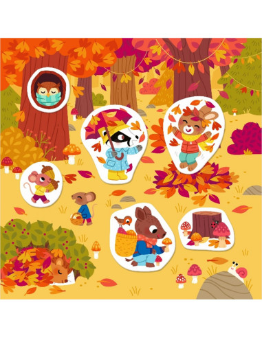 Stickers epais - en foret