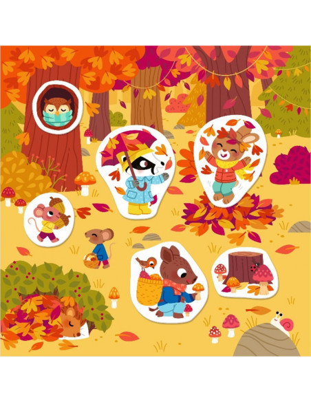 Stickers epais - en foret