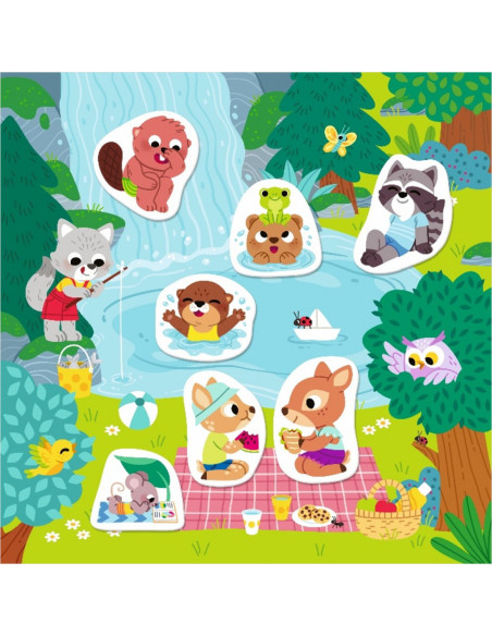 Stickers epais - en foret
