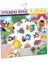 Stickers epais a l'ecole
