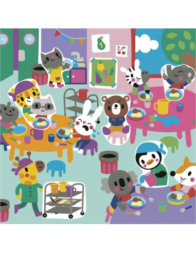 Stickers epais a l'ecole