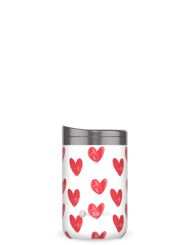 Mug isotherme heart mat 350ml